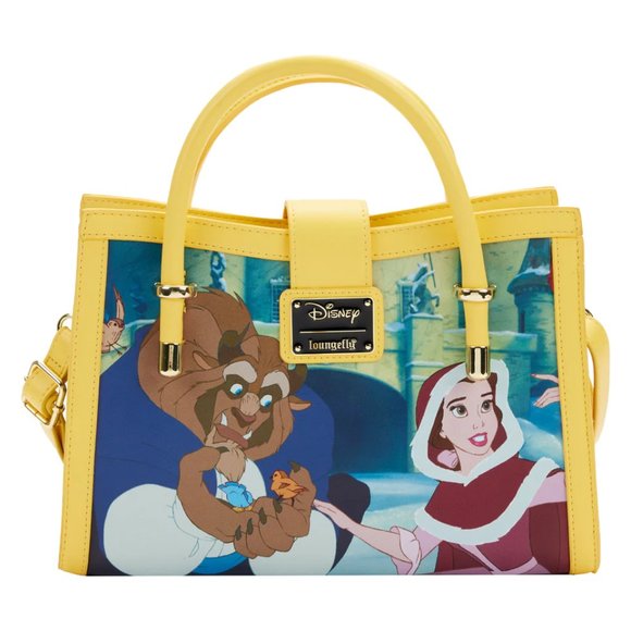 LOUNGEFLY DISNEY BEAUTY AND THE BEAST BELLE PRINCESS SCENE CROSS BODY BAG main image 5